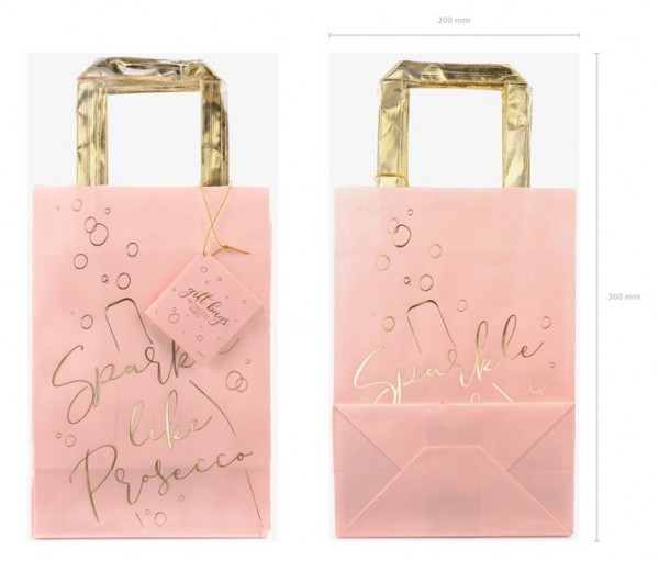 6 Sparkling Prosecco Geschenktüten 3