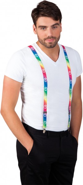 Hippie Hosenträger Bunt