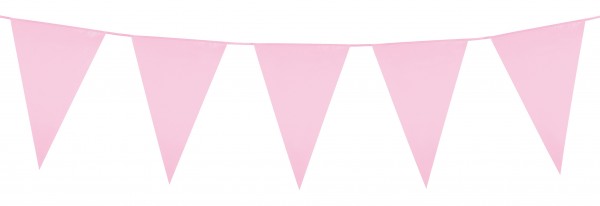 Rosa Party Girlande Clara 10m