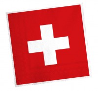 20 Schweiz Servietten Zürich 33cm
