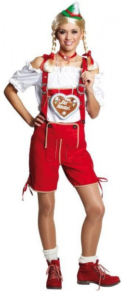 Rote Damen Trachtenhose Maren