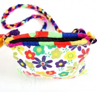Vorschau: Hippie Handtasche Flower Power