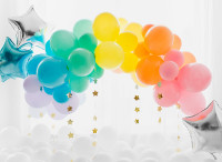 Vorschau: 10 Eco Pastell Ballons lavendel 26cm
