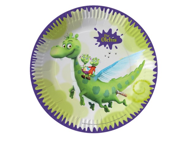 8 Die Olchis Partyteller 23cm