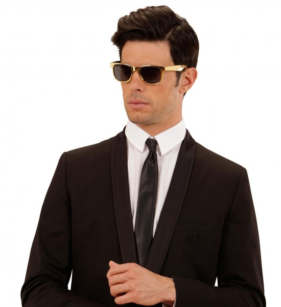 Goldfarbene Sonnenbrille 2