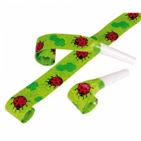 Süße Marienkäfer Luftrüssel Tröte Lucky Day 4 Stück