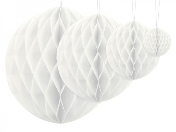 Wabenball Lumina weiß 20cm 2