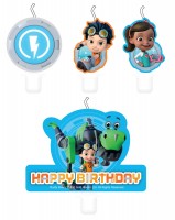 4 Rusty Rivets Geburtstagskerzen