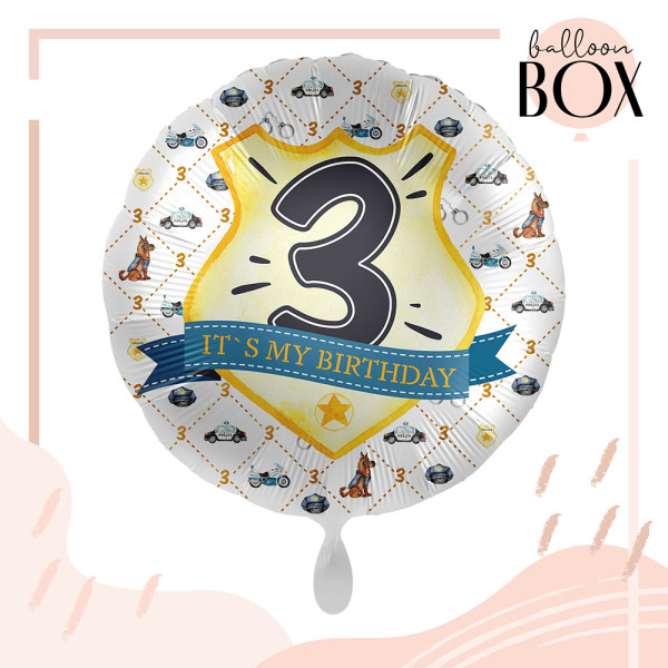 Balloha Geschenkbox DIY Police Academy Drei XL