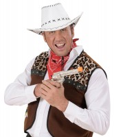 Vorschau: Verzierte Western Pistole In Silber