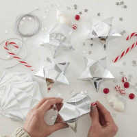 DIY Shiny Christmas Stern Adventskalender