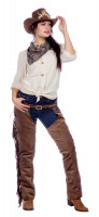 Vorschau: Western Cowgirl Bluse creme Deluxe