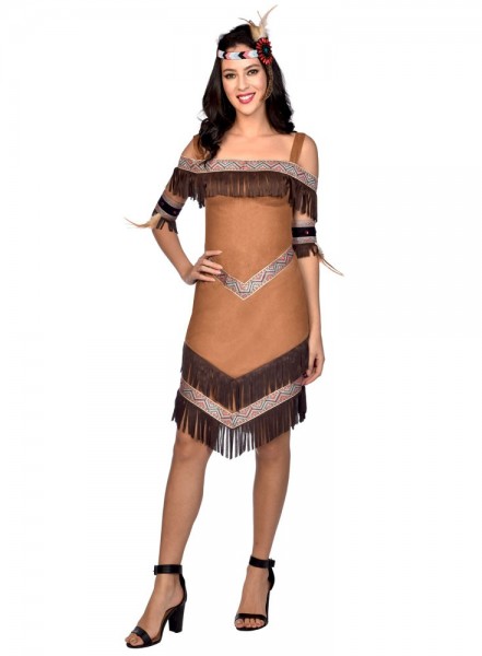 Indianerin Anna Damenkostüm