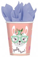 8 Lama Party Becher 250ml