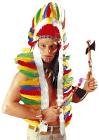 Extralanger Indianer Federkopfschmuck