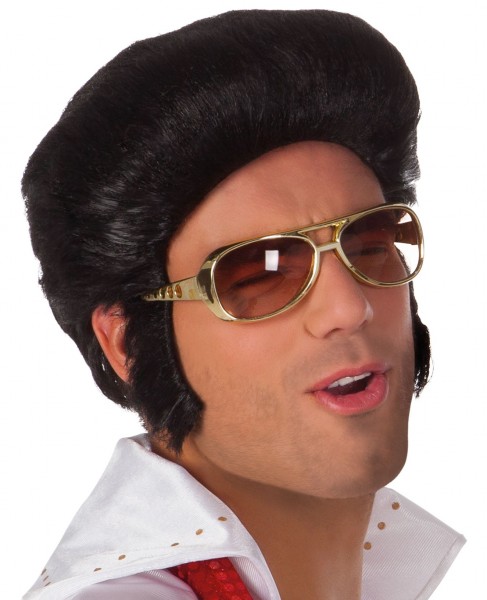 50er-Jahre Popstar Brille Gold