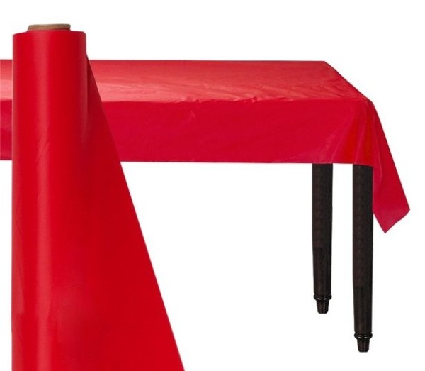 Rote Tischdecken Rolle Basel 30m