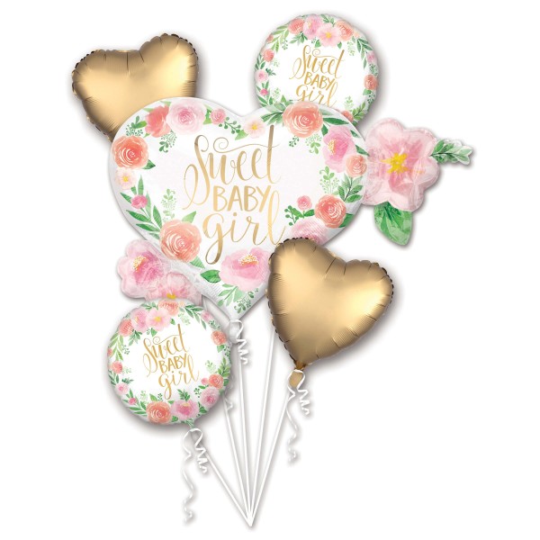 Sweet Baby Girl Ballon Set