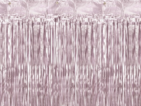Lametta Vorhang rosa 90cm x 2,5m