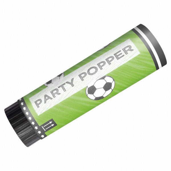 2 Fußball Kicker Party Konfettikanonen