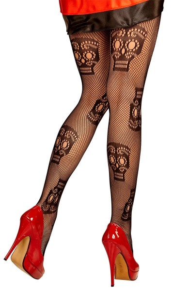 Tag Der Toten Totenkopf Strumpfhose 50DEN 3