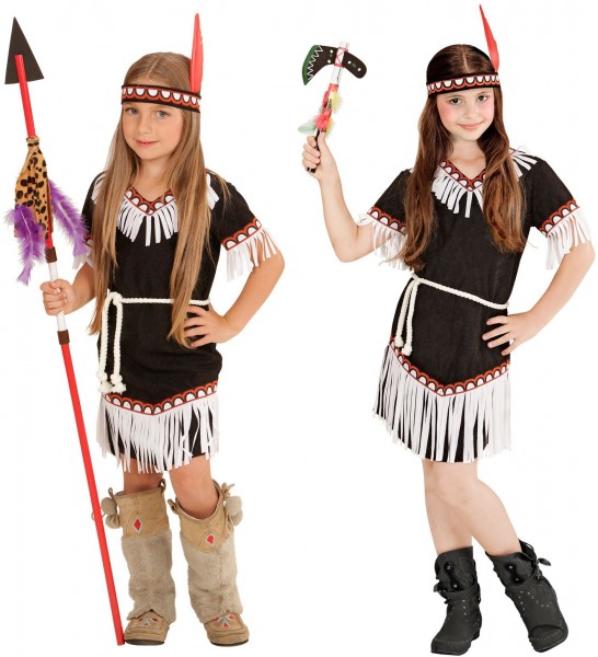 Kleines Tanaiana Indianerin Fransenkleid