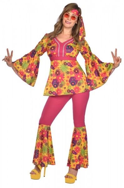 70er Jahre Hippie Damenkostüm Sally
