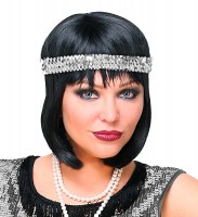 Silbernes Flapper Stirnband Ivy