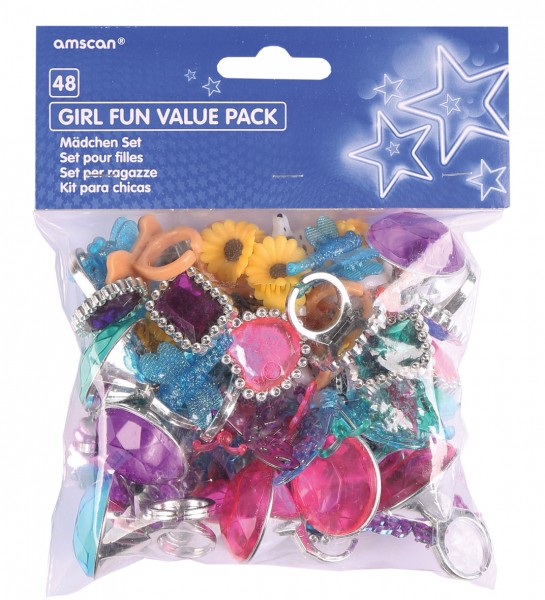 Edles Schmuck & Haarstyling Set Für Kleine Prinzessinnen 48-Teilig