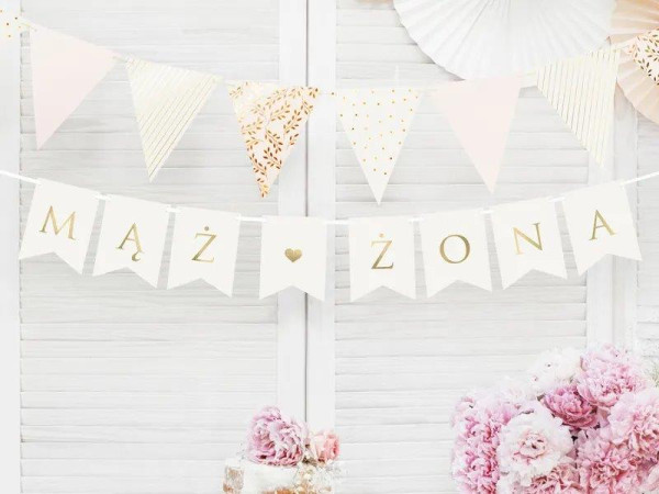 DIY Verliebtes Brautpaar Girlande 3