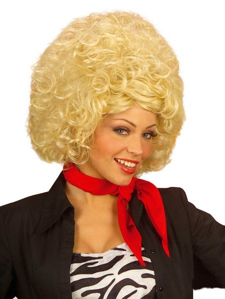 Western Sängerin Damenperücke Blond