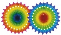 Multicolour Party Fächer 50cm
