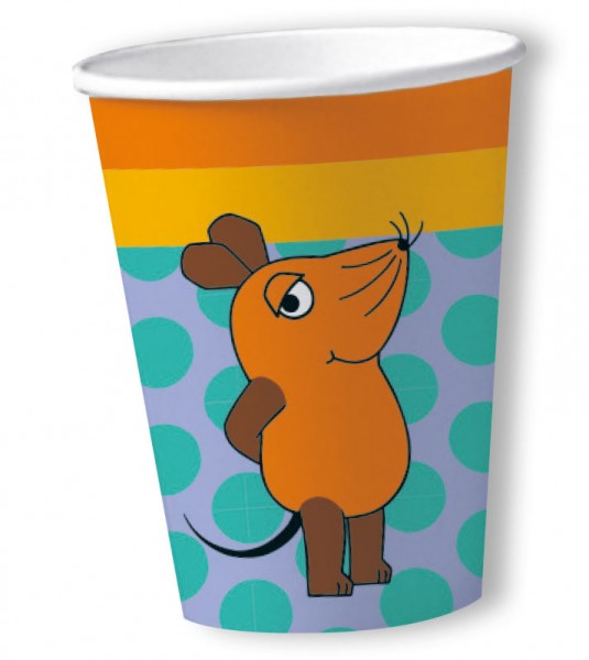 8 Sendung mit der Maus Becher 200ml