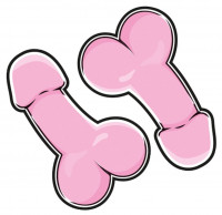 Vorschau: Konfettikanone Penis in Lila