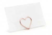 Vorschau: 10 Herzilein Kartenhalter roségold