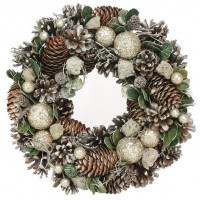 Weihnachtskranz mit Tannenzapfen 30cm