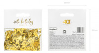 Golden 40s Birthday Streudeko 15g
