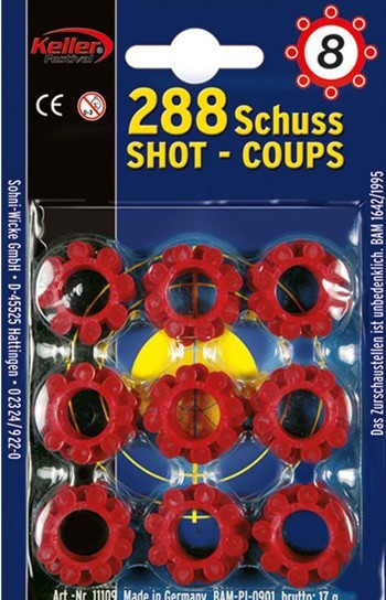 Platzpatronen-Set 288 Schuss