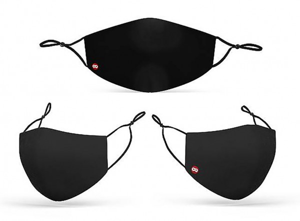 Mund Nasen Maske schwarz 2