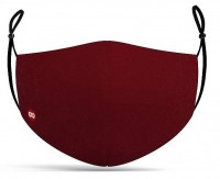 Weinrote Mund-Nase-Maske