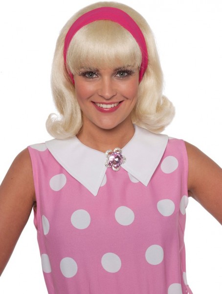 Blonde Patty Perücke Mit Stirnband