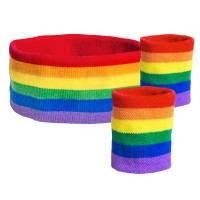 Magical Rainbow Schweißband Set