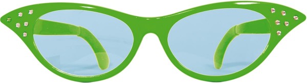 Brille Catwoman Grün