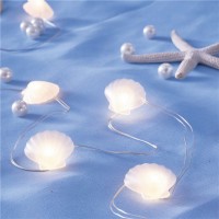 Vorschau: Muschel LED-Lichterkette 3m