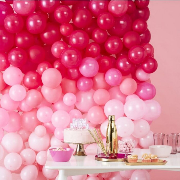 Starful Birthday Ballonwand 2 x 2m