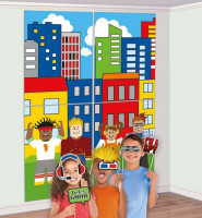 Party in Town Fotowand und Accessoires