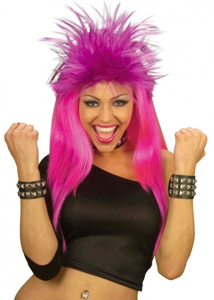 Rockiges Nietenarmband Dreireihig 3