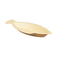 Vorschau: 25 Palmblatt Teller Rossini Fischform 24 x 11cm