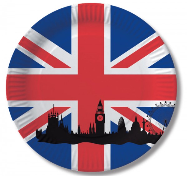 10 Großbritannien Teller 23cm
