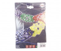 Vorschau: Bunte Regenbogen Fiesta Papier Girlande 4m